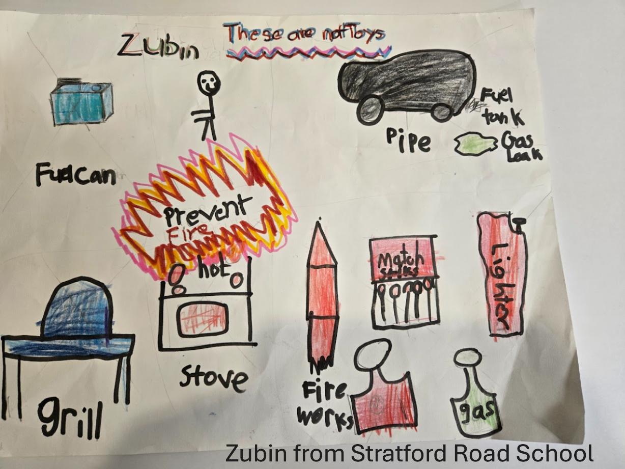 2024 Winning Fire Prevention Posters Plainview Volunteer Fire Department